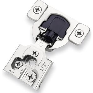 DecoBasics Face Frame Cabinet Cupboard Door Hinges (50-Pack), ½ Inch Overlay. Quiet Soft Close Technology with Built-in Dampers. 3-Way Adjustability for Easy Installation. Heavy Duty Steel. DecoBasics Face Frame Cabinet Cupboard Door Hinges (50-Pack), ½ Inch Overlay. Quiet Soft Close Technology with Built-in Dampers. 3-Way Adjustability for Easy Installation. Heavy Duty Steel.