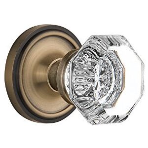 Nostalgic Warehouse BN40-CLAWAL-AB Rosace classique avec bouton - Privacy Lock Nostalgic Warehouse BN40-CLAWAL-AB Rosace classique avec bouton - Privacy Lock