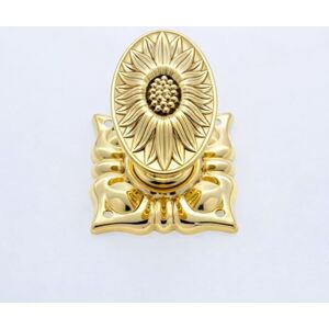 Morris & Mackintosh Pair of Sunflower Polished Brass Door Knobs. / Home Morris & Mackintosh Pair of Sunflower Polished Brass Door Knobs. / Home