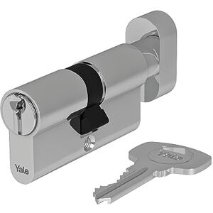 Yale European Standard Safety Cylinder with knob for Lock YC054KD303503N1 Nickel Plated, 30/35 mm, 3 Vertical Keys Yale European Standard Safety Cylinder with knob for Lock YC054KD303503N1 Nickel Plated, 30/35 mm, 3 Vertical Keys