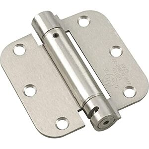 RICHELIEU Hardware 51821NBR Full Mortise Adjustable Spring Door Hinge, Cabinet Hinge Brushed Nickel Finish RICHELIEU Hardware 51821NBR Full Mortise Adjustable Spring Door Hinge, Cabinet Hinge Brushed Nickel Finish