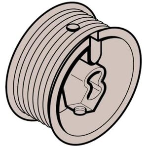 Hörmann 4018647 Rope Drum (Without Rope, Frame Height 2250, Left, Robust Construction and High Load Capacity) Hörmann 4018647 Rope Drum (Without Rope, Frame Height 2250, Left, Robust Construction and High Load Capacity)
