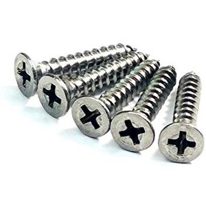 Hinge Outlet Satin Nickel Wood Screws for Hinges 9 x 1 Inch 24 Pack Hinge Outlet Satin Nickel Wood Screws for Hinges 9 x 1 Inch 24 Pack