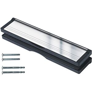 keypak 12 inch (30.6cm) Door Letterbox Fits 40-80mm Doors, Anti-Snap Flap, Internal Draught Excluder, Adjustable Letter Box for UPVC Composite Wood Doors (Black/Satin Anodised Aluminium) keypak 12 inch (30.6cm) Door Letterbox Fits 40-80mm Doors, Anti-Snap Flap, Internal Draught Excluder, Adjustable Letter Box for UPVC Composite Wood Doors (Black/Satin Anodised Aluminium)