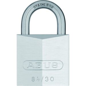 ABUS 20395 Stainless Steel Shackle Chrome Plated Brass Padlock ABUS 20395 Stainless Steel Shackle Chrome Plated Brass Padlock