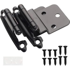 DecoBasics Kenon 3/8" Inset Cabinet Hinge, in Matte Black Finiah (25 Pair Pack) DecoBasics Kenon 3/8" Inset Cabinet Hinge, in Matte Black Finiah (25 Pair Pack)