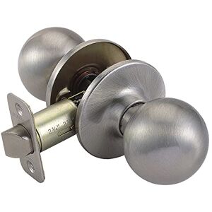 Design House 781872 Ball 2-WayAdujustable Latch Passage Door Knob, Satin Nickel Design House 781872 Ball 2-WayAdujustable Latch Passage Door Knob, Satin Nickel