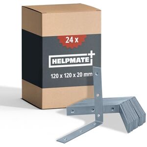 Helpmate - Model 120x120x20 - Zinc-plated Steel Corner Brackets Helpmate - Model 120x120x20 - Zinc-plated Steel Corner Brackets