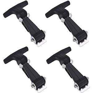 Creatyi 4 Packs Rubber Flexible Hasp T-Handle Draw Latches (Style 1.) Creatyi 4 Packs Rubber Flexible Hasp T-Handle Draw Latches (Style 1.)
