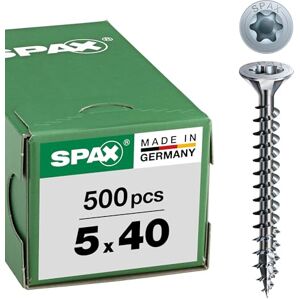 SPAX 4CUT 1191010350155 Universal Screw, Countersunk, T-Star Plus, Fully Threaded, Galvanised Blank A2J, 1191010500405 SPAX 4CUT 1191010350155 Universal Screw, Countersunk, T-Star Plus, Fully Threaded, Galvanised Blank A2J, 1191010500405