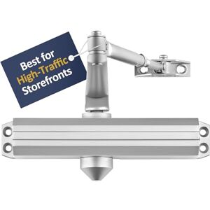 Lawrence Medium/Heavy Duty Door Closer Commercial Grade 1 Surface-Mounted Commercial Automatic Door Closer with Adjustable 6-Speed Control and 3 Valves Embassy Series LH5016 Lawrence Medium/Heavy Duty Door Closer Commercial Grade 1 Surface-Mounted Commercial Automatic Door Closer with Adjustable 6-Speed Control and 3 Valves Embassy Series LH5016