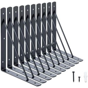 Home Master Hardware 10 x 8 inch Shelf Brackets - Support up to 320 lbs. Home Master Hardware 10 x 8 inch Shelf Brackets - Support up to 320 lbs.