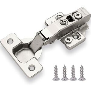 DecoBasics Full Overlay European Soft Close Cabinet Hinges - 105° Frameless Concealed Hinge DecoBasics Full Overlay European Soft Close Cabinet Hinges - 105° Frameless Concealed Hinge