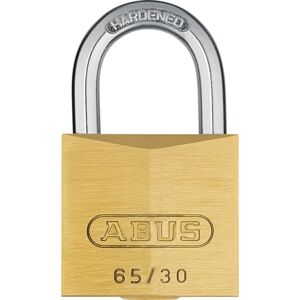 ABUS Padlock Brass 65/30 Set of 4, keyed Alike Solid Brass Lock Body Hardened Steel Shackle Security Level 4 ABUS Padlock Brass 65/30 Set of 4, keyed Alike Solid Brass Lock Body Hardened Steel Shackle Security Level 4