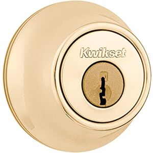 Kwikset 660 3 SCAL SCS Single Cylinder Deadbolt, Polished Brass Kwikset 660 3 SCAL SCS Single Cylinder Deadbolt, Polished Brass