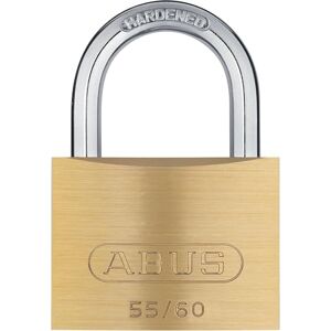 ABUS 55/60 Brass Padlock with 5601 Alike Keyed, 02877,60 mm ABUS 55/60 Brass Padlock with 5601 Alike Keyed, 02877,60 mm