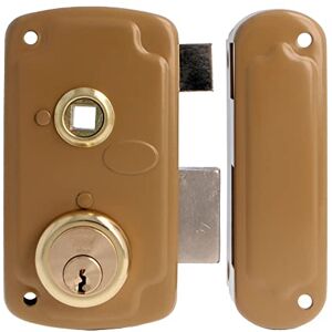 Amig 75UN Lock - Steel Overhang Lock with Latch - Heavy Duty Security Amig 75UN Lock - Steel Overhang Lock with Latch - Heavy Duty Security