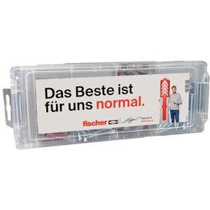 fischer Mini FixTainer Jürgen Klopp Signature Box with 80 DuoPower Dowels (50 Pieces 6 x 30, 30 Pieces 8 x 40) and 80 Screws, Universal Set for Fixing, with Competition fischer Mini FixTainer Jürgen Klopp Signature Box with 80 DuoPower Dowels (50 Pieces 6 x 30, 30 Pieces 8 x 40) and 80 Screws, Universal Set for Fixing, with Competition