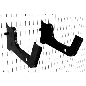 Wall Control Heavy Duty Hook Hook Pair Slotted Metal Pegboard Heavy-Duty Hooks Pegboard and Slotted Tool Board Black Wall Control Heavy Duty Hook Hook Pair Slotted Metal Pegboard Heavy-Duty Hooks Pegboard and Slotted Tool Board Black