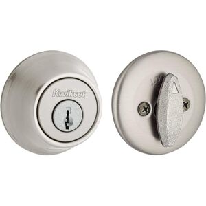 Kwikset 660 Deadbolt - Satin Nickel - Keyed Exterior Deadbolt - Deadbolt Lock Kwikset 660 Deadbolt - Satin Nickel - Keyed Exterior Deadbolt - Deadbolt Lock