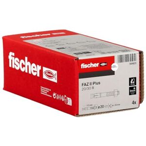 fischer FAZ II Plus 20/30 R Heavy Duty Anchor Made of Stainless Steel with High Load Capacity, Anchor Bolt for Fixings Heavy Loads and Steel Structures, Seismic & ETA Approval fischer FAZ II Plus 20/30 R Heavy Duty Anchor Made of Stainless Steel with High Load Capacity, Anchor Bolt for Fixings Heavy Loads and Steel Structures, Seismic & ETA Approval