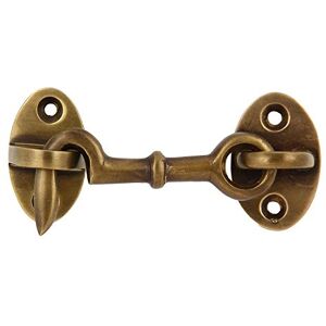 A29 Solid Brass Cabin Hook Eye Latch Cabin Door Gate Latches Window Sash Catch Hook Lock Antique Brass Finish A29 Solid Brass Cabin Hook Eye Latch Cabin Door Gate Latches Window Sash Catch Hook Lock Antique Brass Finish