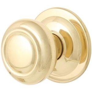 ANSAMER 1363D200 Polished Brass Door Knob - Model 1900 ANSAMER 1363D200 Polished Brass Door Knob - Model 1900
