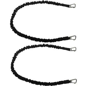 Extreme Max Black 48" 3006.2771 BoatTector High-Strength Line Snubber & Storage Bungee, Value 2-Pack-48 with Compact Hooks Extreme Max Black 48" 3006.2771 BoatTector High-Strength Line Snubber & Storage Bungee, Value 2-Pack-48 with Compact Hooks