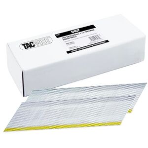 Tacwise 0407 Type DA 15G / 64 mm Galvanised Angled Finish Nails, D Head, Pack of 4,000 Tacwise 0407 Type DA 15G / 64 mm Galvanised Angled Finish Nails, D Head, Pack of 4,000