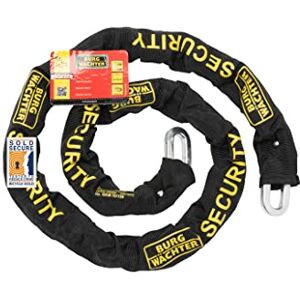 Burg-Wächter Square Link Security Chain, High Quality Sheath, Length: 100 cm, Link Diameter: 10 mm, GKM 10/100 Burg-Wächter Square Link Security Chain, High Quality Sheath, Length: 100 cm, Link Diameter: 10 mm, GKM 10/100