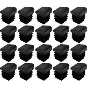 cyclingcolors 20 x Chair Plugs, Lamellar Plugs, Square Pipe Plugs, Plastic Caps for Square Tube, Plastic End Caps, Black, 22 x 22 mm cyclingcolors 20 x Chair Plugs, Lamellar Plugs, Square Pipe Plugs, Plastic Caps for Square Tube, Plastic End Caps, Black, 22 x 22 mm