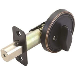 Design House 750869 Pro Series Deadbolt, Single Sided, Oil Rubbed Bronze Design House 750869 Pro Series Deadbolt, Single Sided, Oil Rubbed Bronze