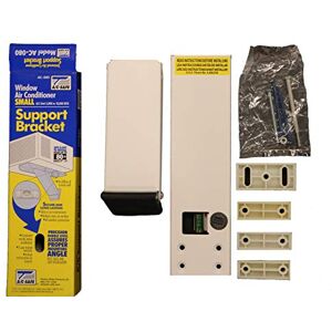AC Safe AC-080 A/C Safe Universal Light-Duty Window Air Conditioner Support Bracket, Steel, White AC Safe AC-080 A/C Safe Universal Light-Duty Window Air Conditioner Support Bracket, Steel, White