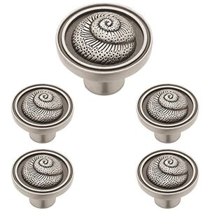 Franklin Brass Seaside Cottage (5-Pack) Cabinet Knobs Brushed Satin Pewter Handles for Dresser Furniture Drawers/Kitchen/Door/Bathroom 1-7/16" PBF660-BSP-C1 Franklin Brass Seaside Cottage (5-Pack) Cabinet Knobs Brushed Satin Pewter Handles for Dresser Furniture Drawers/Kitchen/Door/Bathroom 1-7/16" PBF660-BSP-C1