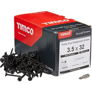 TIMco 00032DRYC Coarse Drywall Screw - PH2 Black - 3.5 x 32mm - Drywall Screw TIMco 00032DRYC Coarse Drywall Screw - PH2 Black - 3.5 x 32mm - Drywall Screw