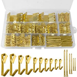 NORTHERN BROTHERS 320pcs Heavy Duty Picture Hooks, Picture Hanging Kit for Hard Walls Picture Hanging Hooks with Nails & Hooks Picture Hangers NORTHERN BROTHERS 320pcs Heavy Duty Picture Hooks, Picture Hanging Kit for Hard Walls Picture Hanging Hooks with Nails & Hooks Picture Hangers
