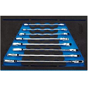 Draper 63524 Open Ended Spanner 8 Piece Set in 1/4 Drawer Eva Insert Tray Draper 63524 Open Ended Spanner 8 Piece Set in 1/4 Drawer Eva Insert Tray