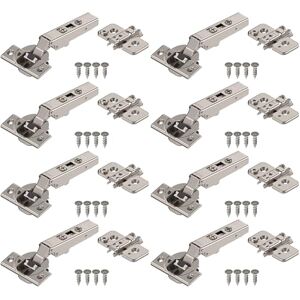 Blum 110 Degree Soft Close Hinges Full Overlay Soft Close Frameless Application kit Pack of 8 Blum 110 Degree Soft Close Hinges Full Overlay Soft Close Frameless Application kit Pack of 8