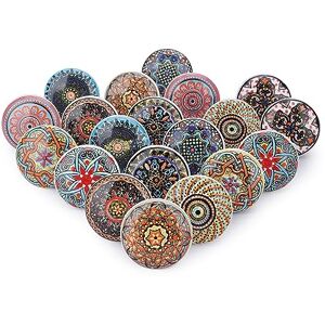 Ajuny Multicolor Printed Vintage Look Flower Ceramic Knobs Door Handle Kitchen Cabinet Drawer Furniture Cupboard Glossy Finishing Handles Pull Indian Set of 20 Ajuny Multicolor Printed Vintage Look Flower Ceramic Knobs Door Handle Kitchen Cabinet Drawer Furniture Cupboard Glossy Finishing Handles Pull Indian Set of 20