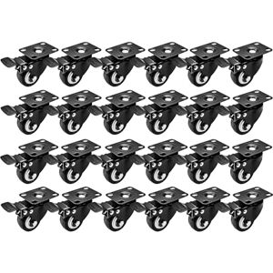 Online Best Service 24 PACK 40mm Up to 180KG Heavy Duty Swivel Castor Wheels with Brake, Furniture, Appliance & Equipment Small Caster Wheels with Top Plate & Bearing Heavy Duty with Total Lock Brake Online Best Service 24 PACK 40mm Up to 180KG Heavy Duty Swivel Castor Wheels with Brake, Furniture, Appliance & Equipment Small Caster Wheels with Top Plate & Bearing Heavy Duty with Total Lock Brake