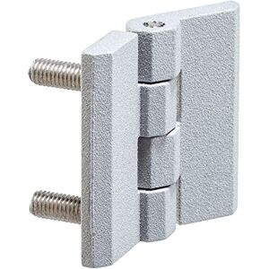 Halder 25160.0155 Hinges with Screw-On Thread/with Mounting Thread B1 = 50 mm/Die-Cast Zinc Silver Halder 25160.0155 Hinges with Screw-On Thread/with Mounting Thread B1 = 50 mm/Die-Cast Zinc Silver