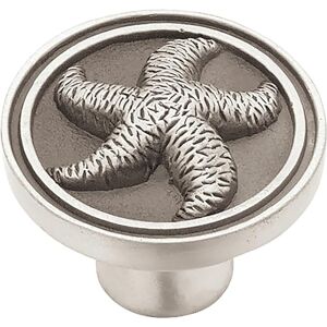 Franklin Brass PBF657-BSP-C1 Seaside Cottage Starfish Cabinet Knob, 1-7/16" (37mm), Brushed Satin Pewter, 5 Count Franklin Brass PBF657-BSP-C1 Seaside Cottage Starfish Cabinet Knob, 1-7/16" (37mm), Brushed Satin Pewter, 5 Count