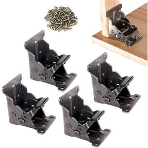 TopDirect Foldable Brackets - Heavy Duty Lock Supports for Table Bed Legs TopDirect Foldable Brackets - Heavy Duty Lock Supports for Table Bed Legs