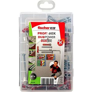 fischer Set of 87 Wall Plugs and Screws for Plaster, Concrete and Brick fischer Set of 87 Wall Plugs and Screws for Plaster, Concrete and Brick