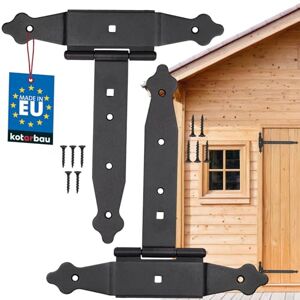 KOTARBAU Black T Hinges Set - Hinges KOTARBAU Black T Hinges Set - Hinges