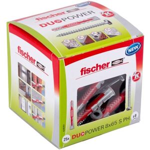 fischer Duo Power Universal Wall Anchor with Screw, 538261 Packaging May Vary fischer Duo Power Universal Wall Anchor with Screw, 538261 Packaging May Vary