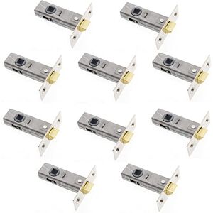 Sterling TML125 Internal 2 1/2" 65mm Nickel Tubular Mortice Latch 2.5" 10 Pack, Brass Sterling TML125 Internal 2 1/2" 65mm Nickel Tubular Mortice Latch 2.5" 10 Pack, Brass