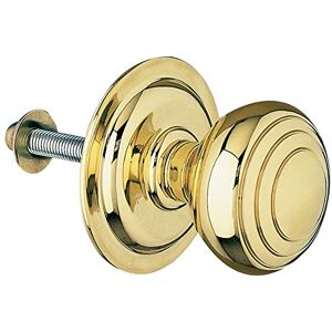 Amig Knob Mod 14 Gold Round Polished Solid Brass for Exterior Entrance Doors Handle Diameter Ø61 mm · Height 72.5 mm Easy to Install Includes Fixing Nut Amig Knob Mod 14 Gold Round Polished Solid Brass for Exterior Entrance Doors Handle Diameter Ø61 mm · Height 72.5 mm Easy to Install Includes Fixing Nut