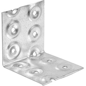 BPC Fixings Galvanised Nail Plate Angle Bracket 10-Piece Set, 100 mm Length x 100 mm Width BPC Fixings Galvanised Nail Plate Angle Bracket 10-Piece Set, 100 mm Length x 100 mm Width