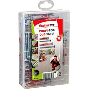 fischer -DUOPOWER PROFIbox + screws, dowel box and screws, case of 150 pcs. fischer -DUOPOWER PROFIbox + screws, dowel box and screws, case of 150 pcs.